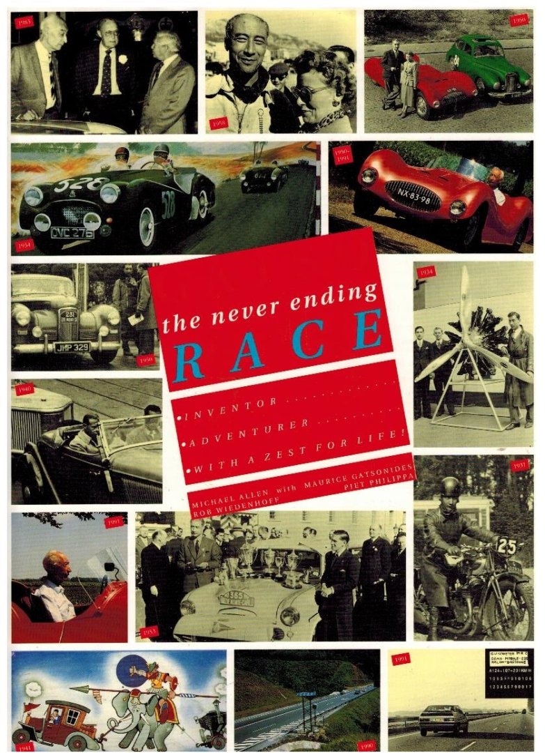 MICHAEL ALLEN & MAURICE GATSONIDES - Gatso the never ending race -Inventor, adventurer, with a zest for life