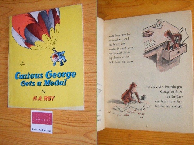 Rey, H.A. - Curious George gets a medal