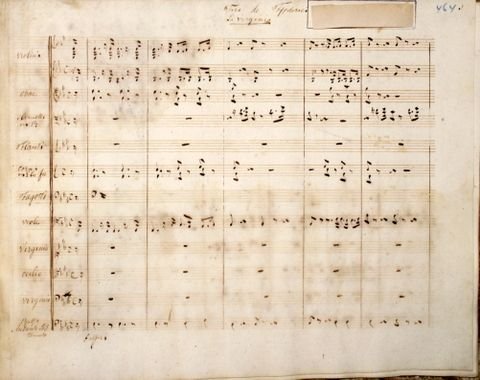 Federici, Francesco: - [Kopistenhandschrift, ca. 1810?] Trio de Frederici / La virginia