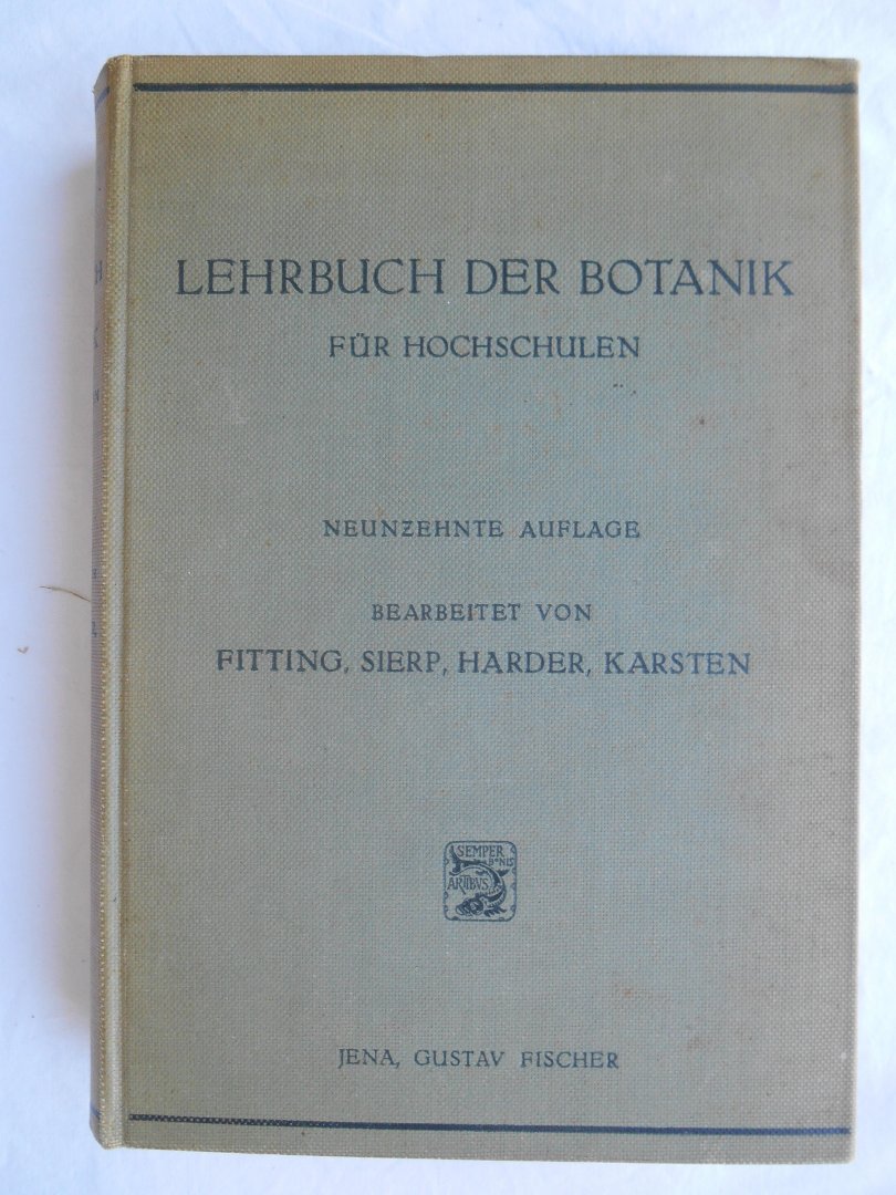 Strasburger, E., Noll, F. u.a. - Lehrbuch der Botanik für Hochschulen