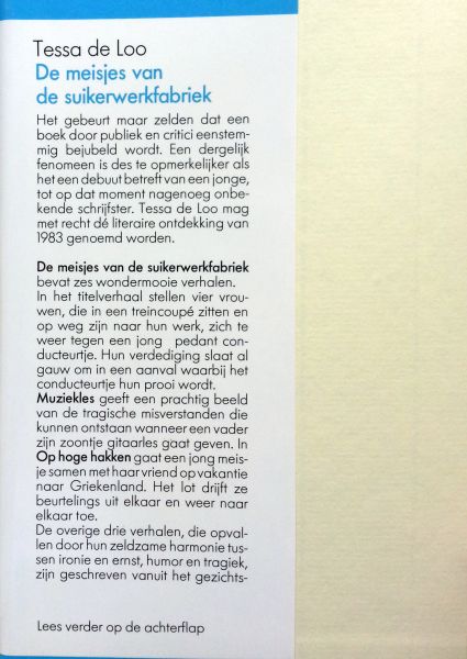 Loo, Tessa de - De meisjes van de suikerwerkfabriek (Ex.2)
