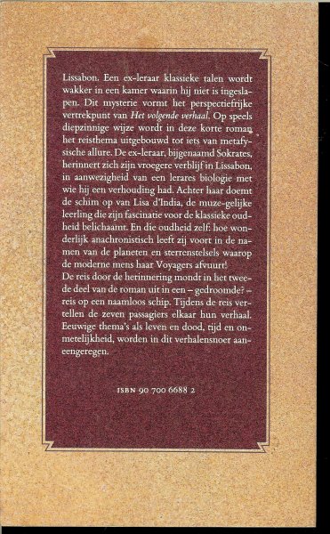 Nooteboom, Cees - HET VOLGENDE VERHAAL een uitgave van de stichting collectieve propaganda ven het nederlandse boek tergelegenheid van de boekenweek1991