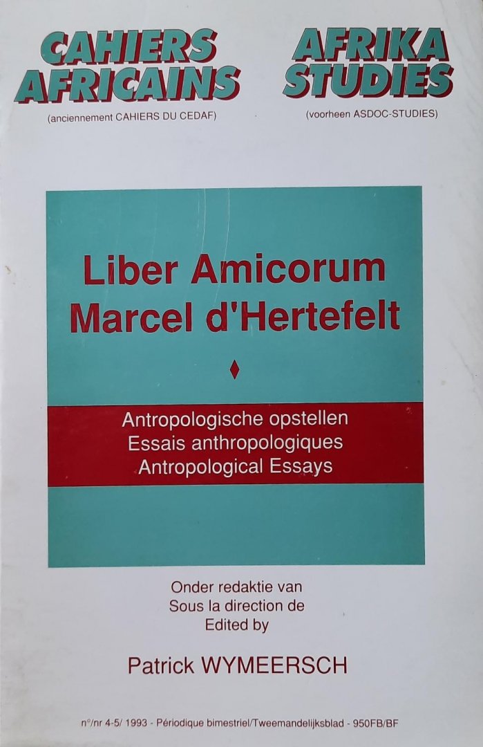 WYMEERSCH - Liber Amicorum Marcel d'Hertefelt