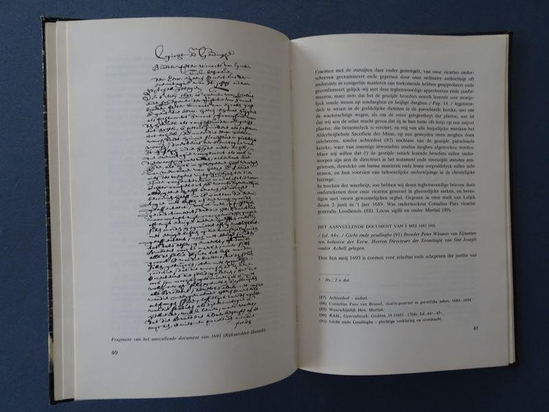 de Jong, Domien. - Eremietenregels Achelse kluis.  De oorspronkelijke tekst van 1689 en de versie van 1731/32.