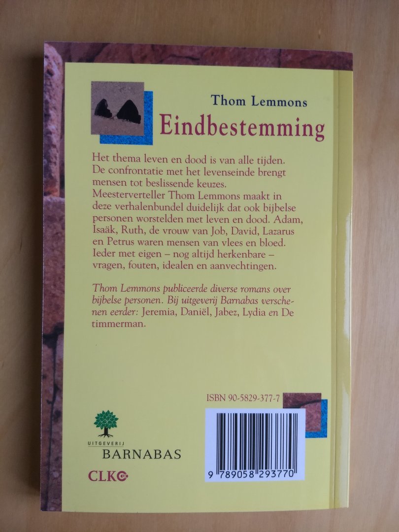 Lemmons, T. - EINDBESTEMMING -  getuigen van leven en dood