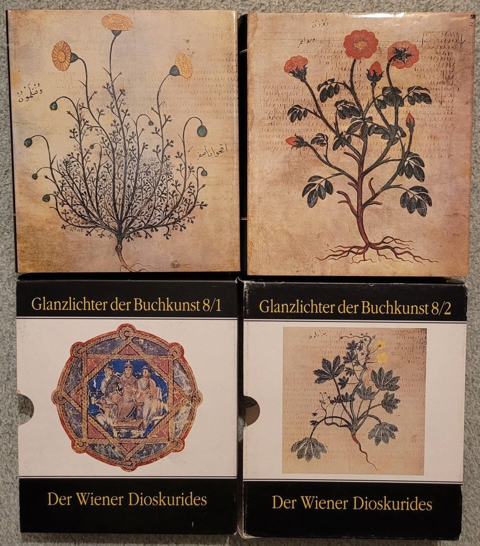 Mazal, Otto (ed.) - Der Wiener Dioskurides. Glanzlichter der Buchkunst 8/1 und 8/2: Codex medicus Graecus 1 der Österreichischen Nationalbibliothek