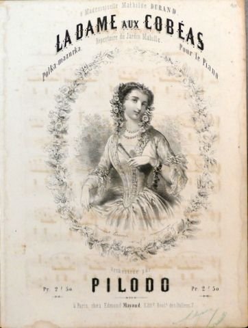 Langlois, Leon: - Da dame aux Cobéas. Polka-mazurka pour le piano. Orchestrée par Pilodo