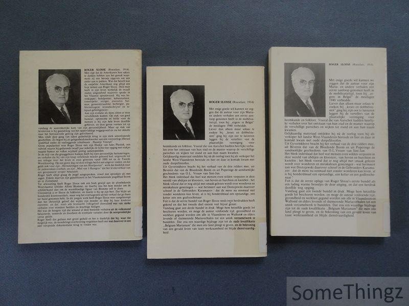 Slosse, Roger. - Waar men gaat langs Vlaamse wegen : volksdevotie in de Westhoek. [3 vol.]