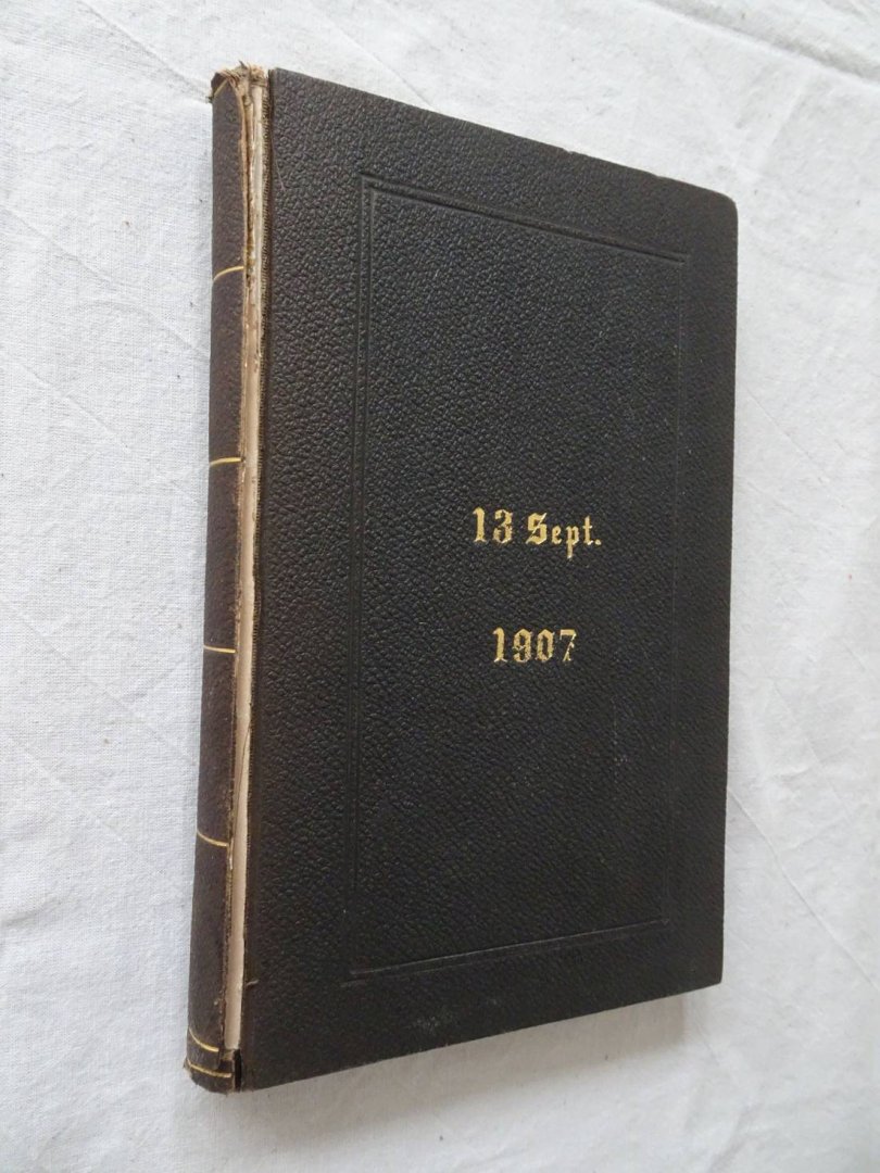 Hartman, H.J.G. - Neerlands Koningin en de Prins der Nederlanden in Zeeland; gedenkboek van het verblijf van H. M. en Z. K. H., 12, 13, 14 September 1907.