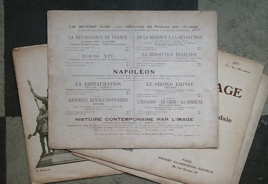Armand Dayot   (inspecteur general des beaux-arts) - Le Moyen Age  La Gaule romaine - La France féodale - La Royauté   Fasicule   1 - 2 - 3 - 4