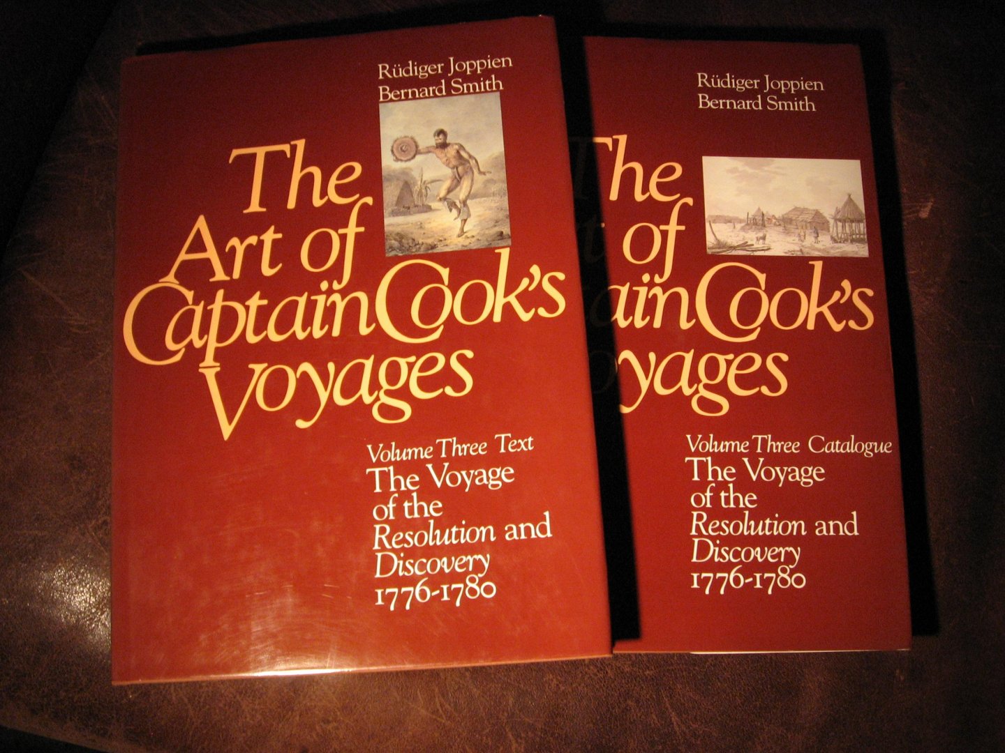 Joppien, R. ea - The art of Captain Cook's Voyages Volume 3 text and volume 3a Catalogue.