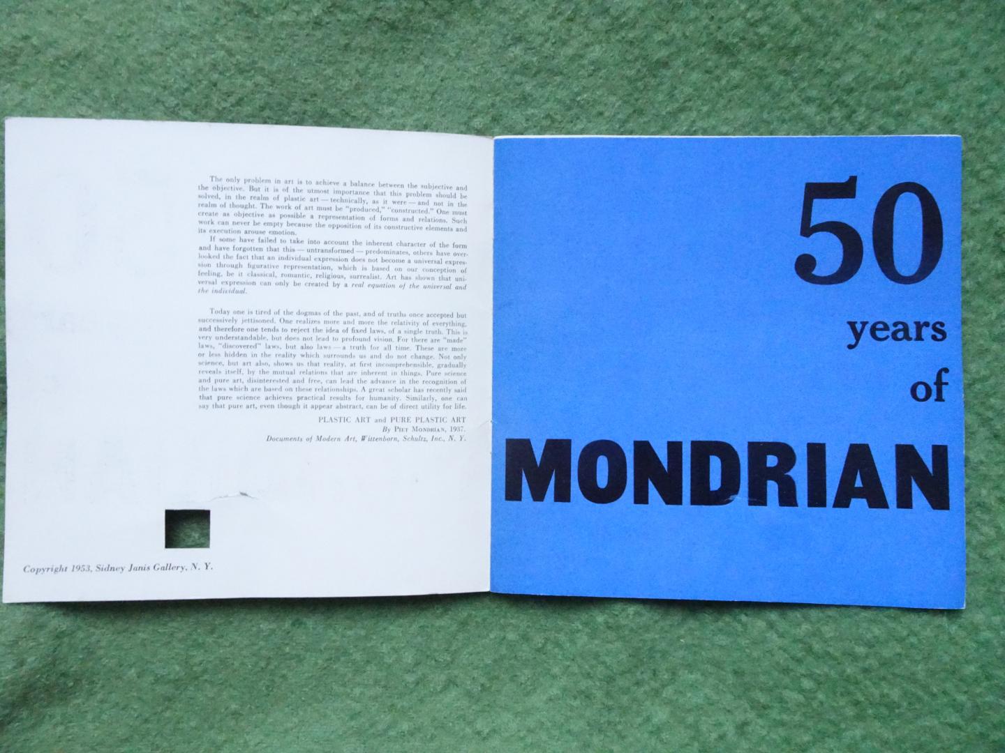  - 50 YEARS OF MONDRIAN