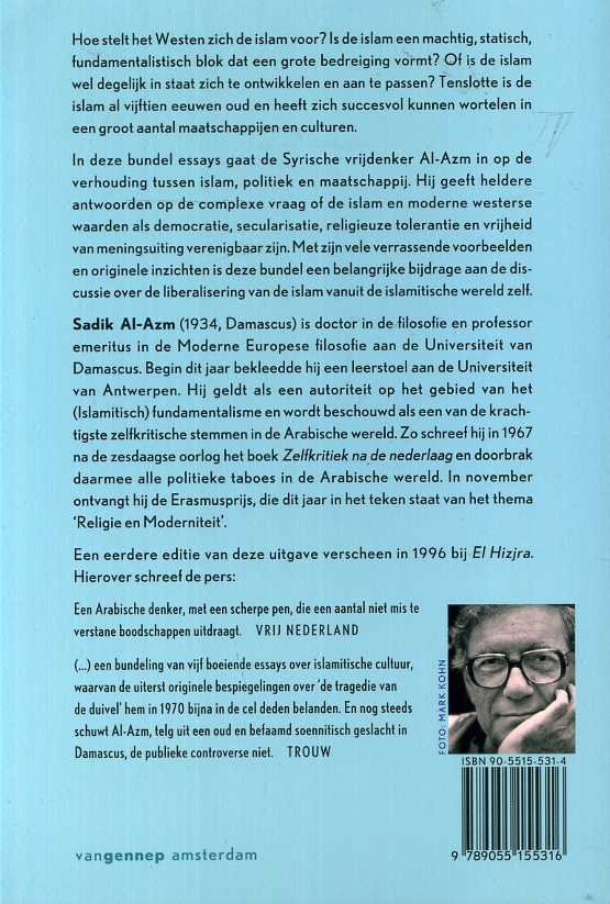 Al-Azm, Sadik - De tragedie van de duivel. Op weg naar een liberale Islam.