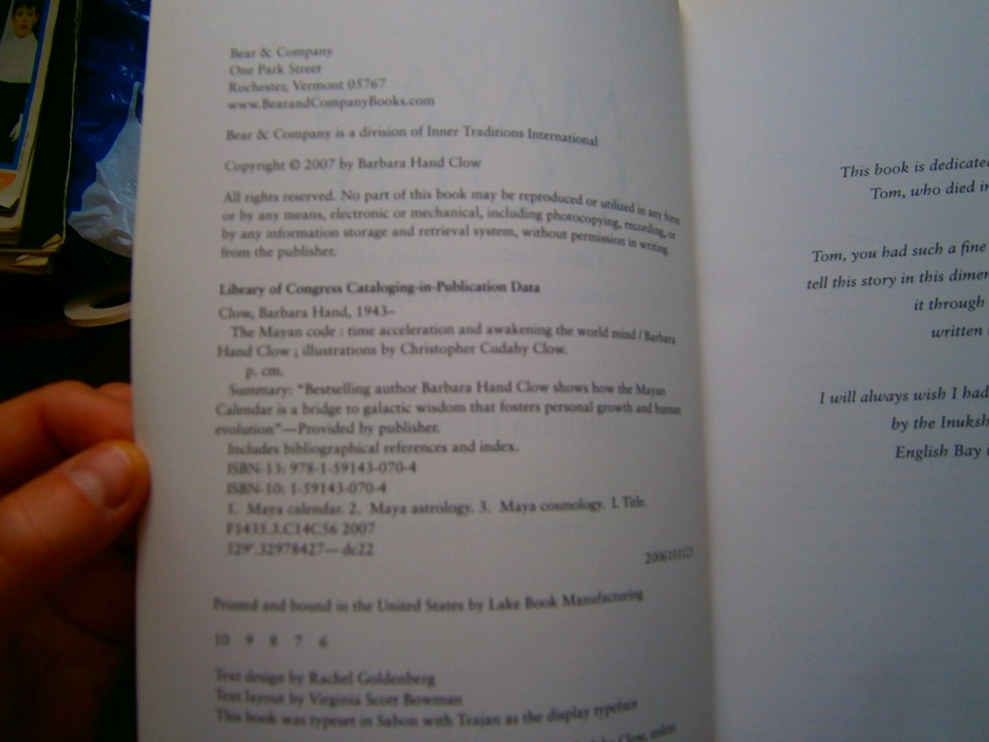 Clow, Barbara Hand - The Mayan Code / Time Acceleration and Awakening the World Mind