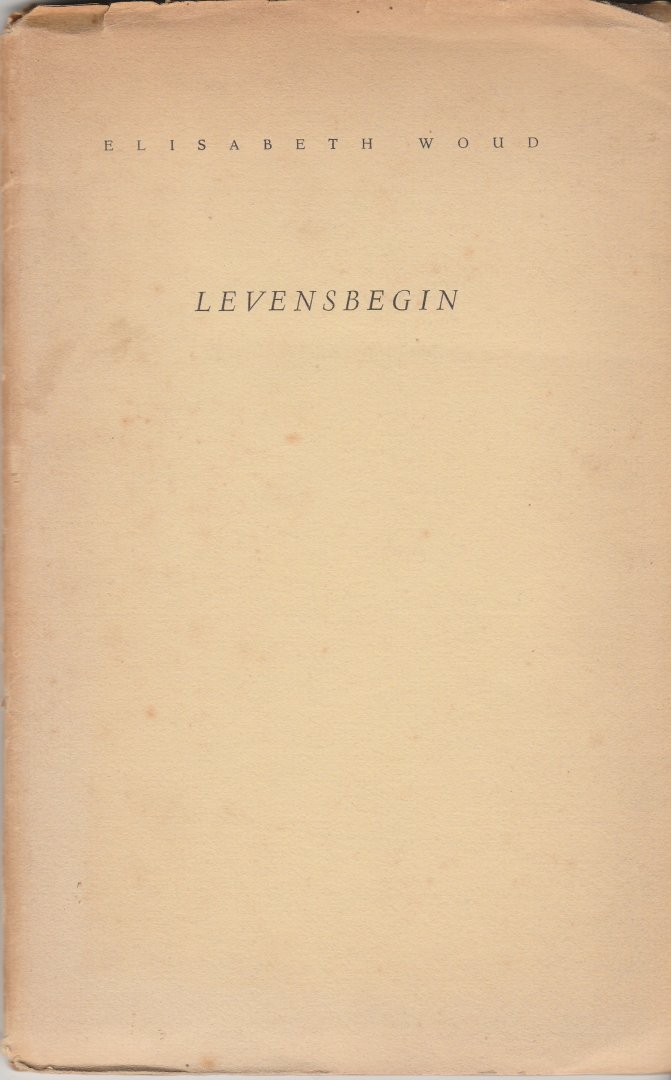Woud, Elisabeth - Levensbegin