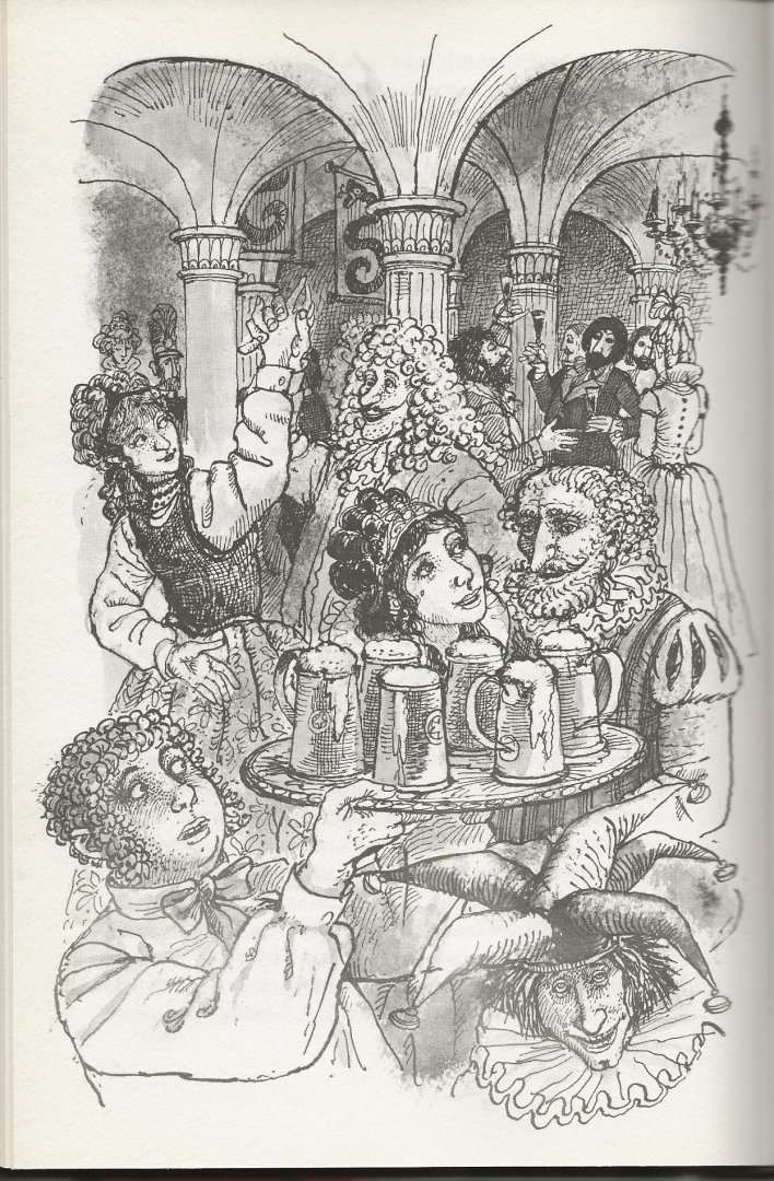 Biegel, Paul op 25 maart 1925 in Bussum is geboren.   met  Tekeningen: Carl Hollander. - De vloek van Woestewolf