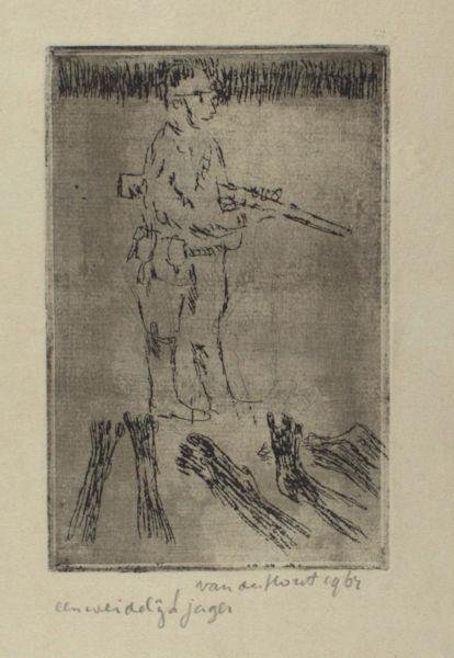 Horst, Theo van der. - Een weidelijd jager.