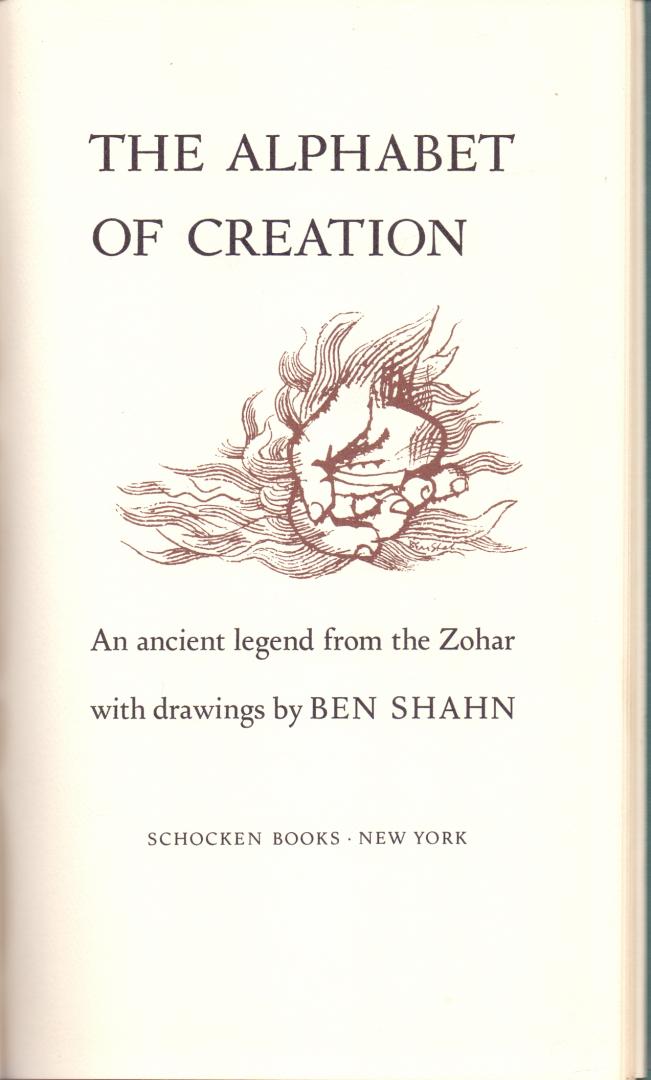 Zohar (an ancient legend from the) (ds1209) - The Alphabet of Creation
