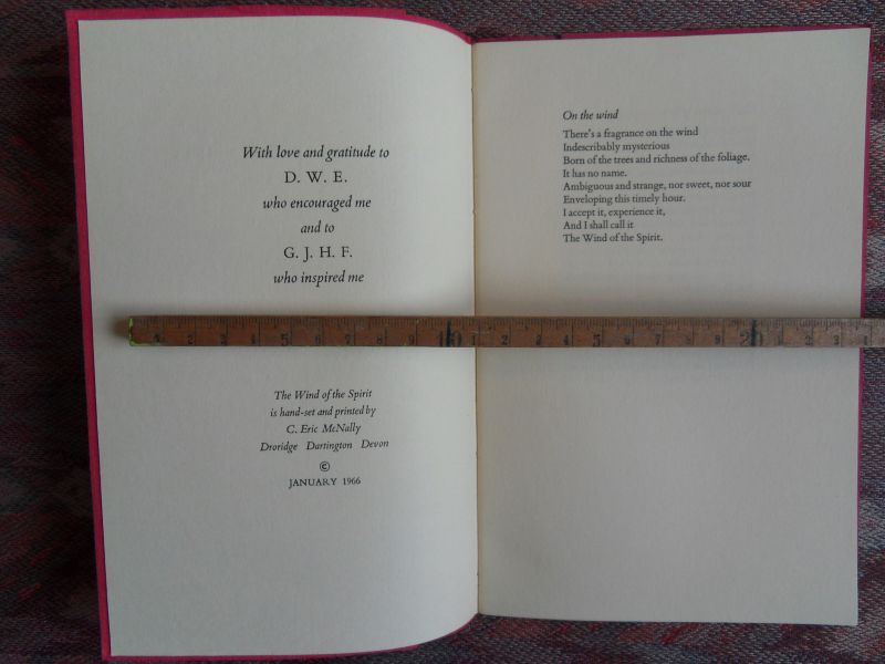 McNally, C. Eric. - The Wind of the Spirit.