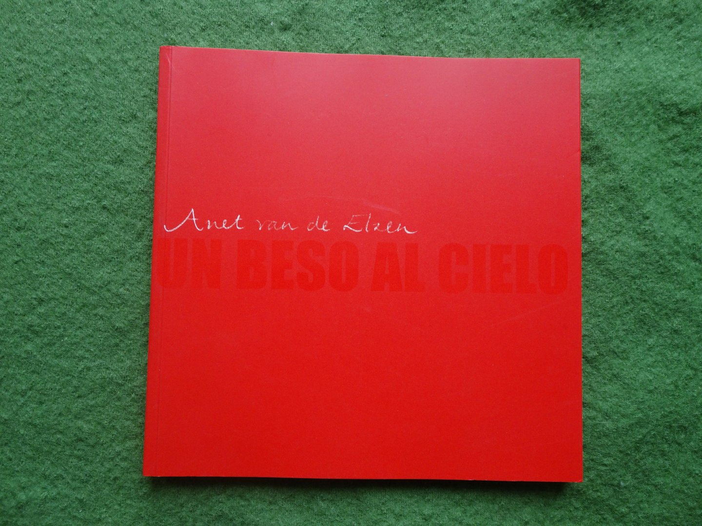 Elzen, A. van de - UN BESO AL CIELO Een kus in de lucht