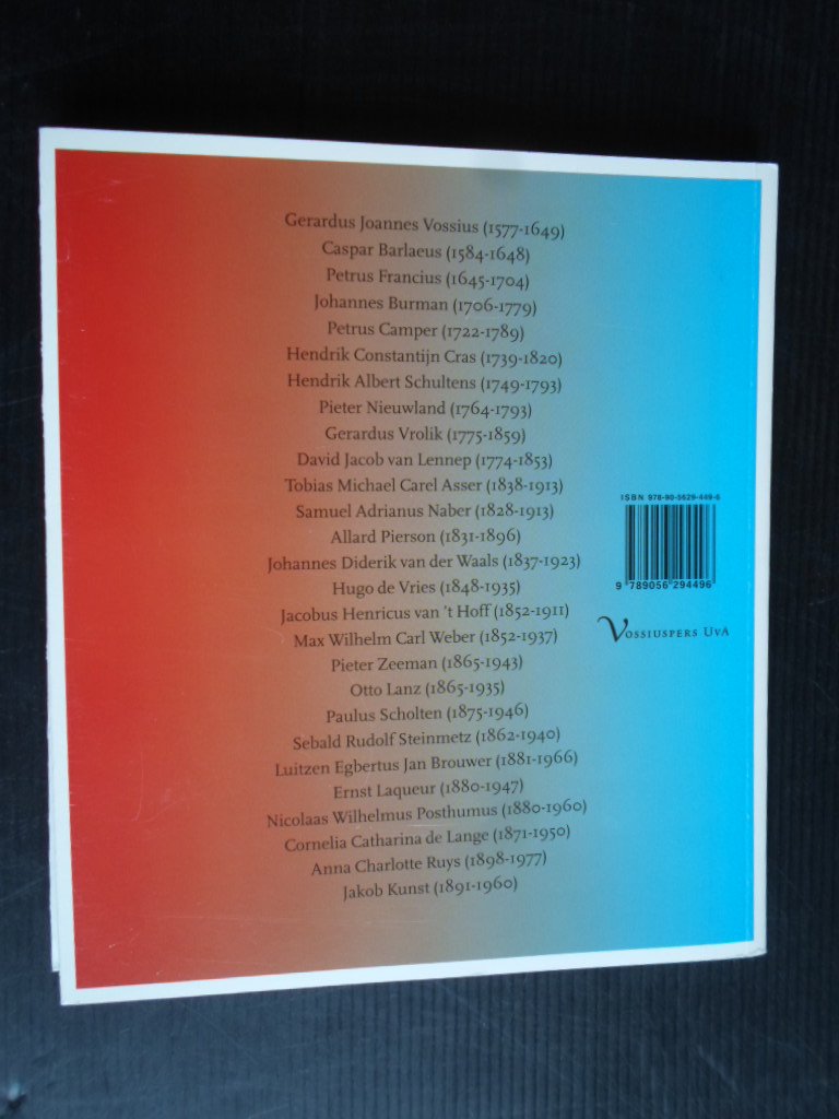  - Kleurrijke Professoren, 375 jaar portretkunst in de collectie van de Universiteit van Amsterdam