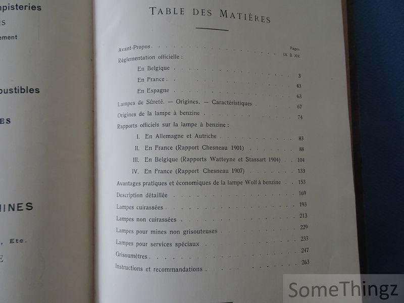Anon. / H. Joris / Fabrique Liégeoise de lampes de sûreté. - Lampes pour mines. Lampisteries de charbonnage. Fabrique Liégeoise de lampes de sûreté S.A. [2 vols.]