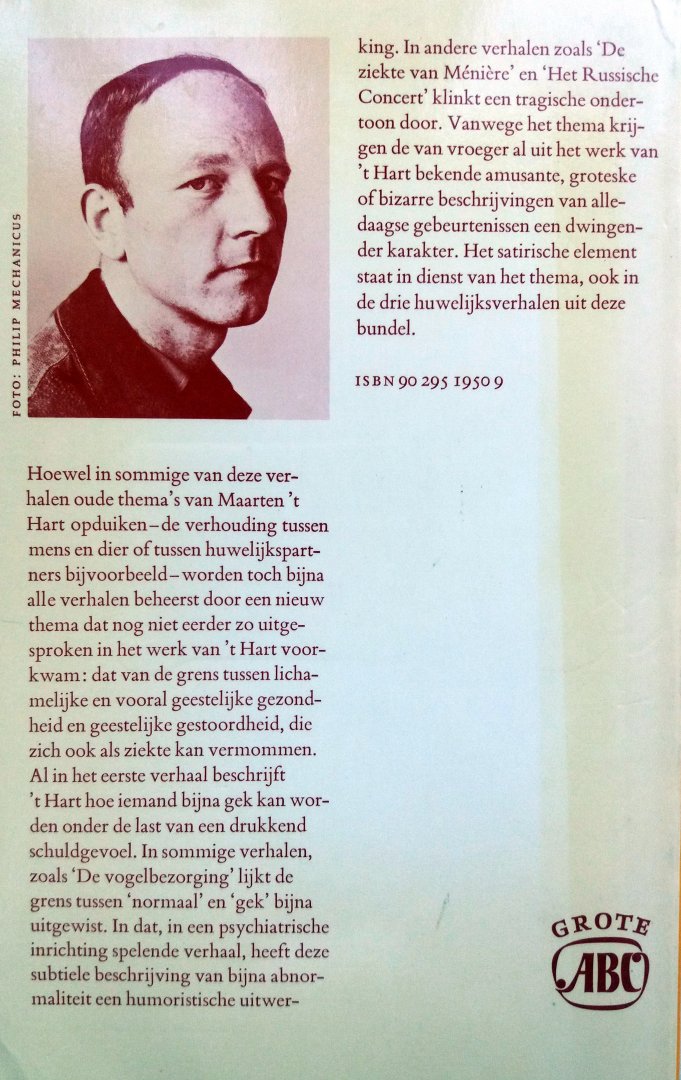 Hart, Maarten 't - De huismeester (Ex.2)