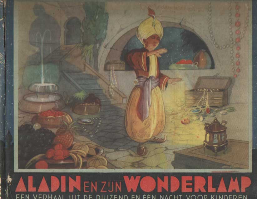 Govarts, H.W. & J. van Hellemondt (bewerkers) - Aladin en zijn wonderlamp : een verhaal uit de duizend en één nacht