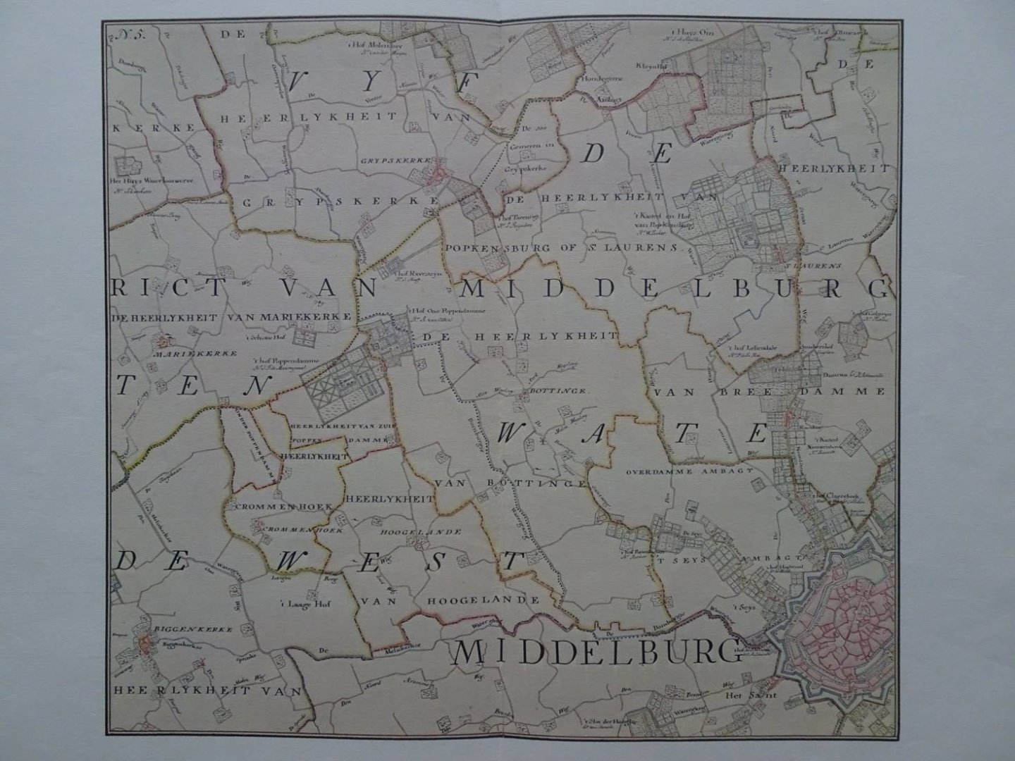 (Hattinga). - Topografische kaarten en plattegronden van de Hattinga's 1724-1755, map 10.