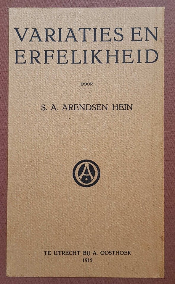 Arendsen Hein, S.A. - VARIATIES EN ERFELIKHEID