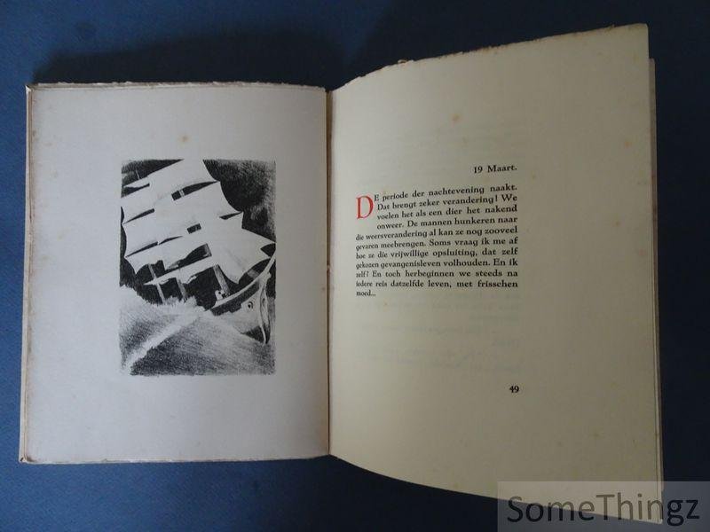 Frans Smits (teks) en Frank Mortelmans (litho's). - Heimwee. (Fragmenten uit een dagboek)