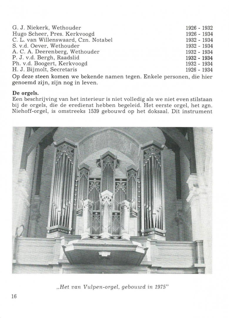 Bultman, H.C. - De grote of St. Bartholomeuskerk te Schoonhoven
