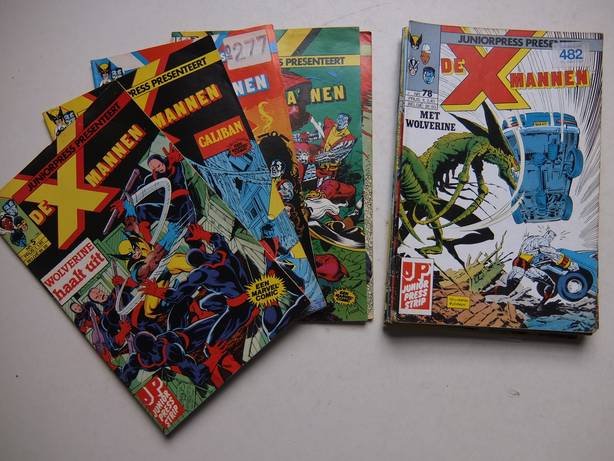 Claremont, Chris, Byrne, John, Austin, Terry, Wein, Glynis & Salicrup, Jim. - De X-mannen. De nrs. 5, 15, 23, 25, 38, 43, 78, 83, 84, 88, 101, 102, 104 & 119 (14 nummers).