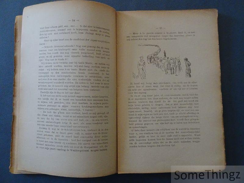 Vermandere, René / Donnet, Gustaaf (illustr.). - De Duitsche furie te Antwerpen : indrukken, toestanden en voorvallen tijdens de bezetting.