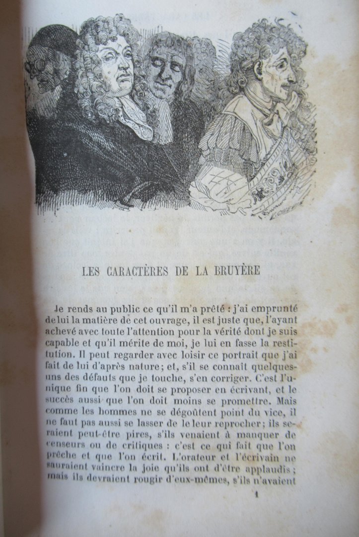 Bruyere, La - Les caracteres ou les les Moeurs de ce siecle