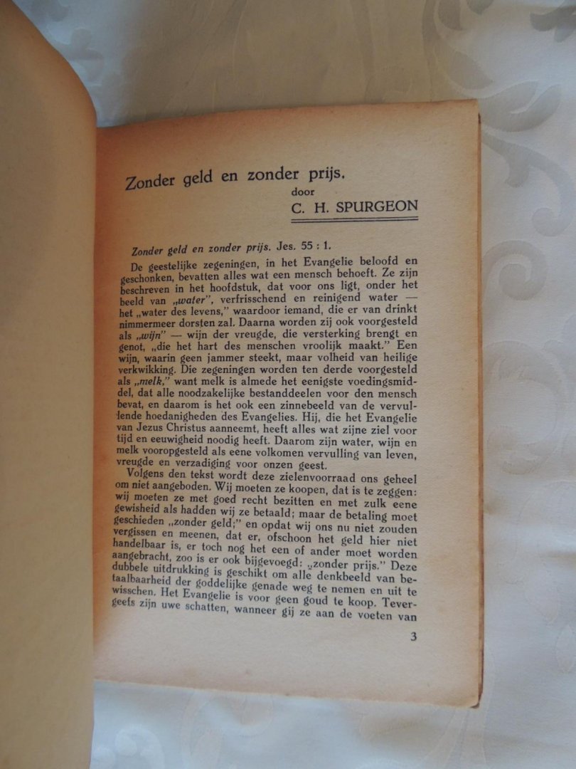 Spurgeon C H - Keurgarve uit de predicatien van Spurgeon - Spurgeon bibliotheek 1 - 26