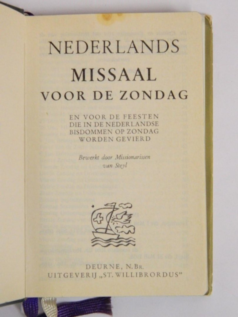 Diversen - Nederlands missaal voor de zondag