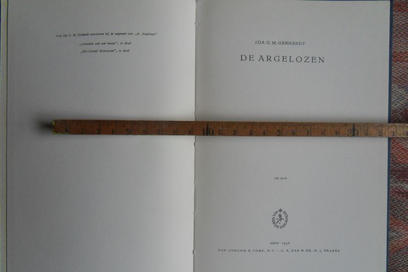 Gerhardt, Ida G. M. - De Argelozen.