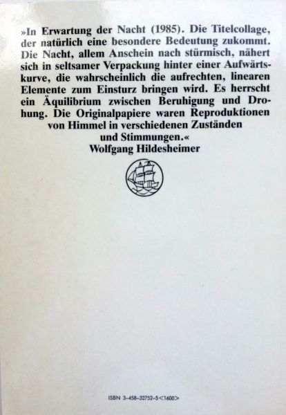 Hildesheimer, Wolfgang - In Erwartung der Nacht (DUITSTALIG)