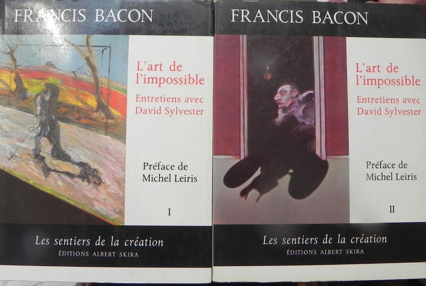 Sylvester, Leiris. - Francis Bacon, Art de l'Impossible.(2 volumes).