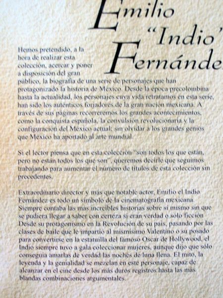 Cuesta, Javier - Olmo, Helena R. - Emilio "Indio" Fernández - Grandes Mexicanos Ilustres (SPAANSTALIG)