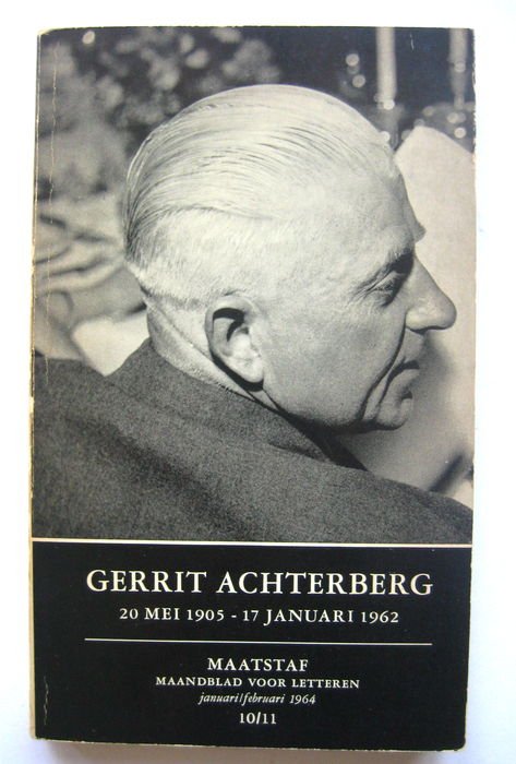 Meertens, P.J. en vele anderen - GERRIT ACHTERBERG 20 mei 1905 - 17 januari 1962