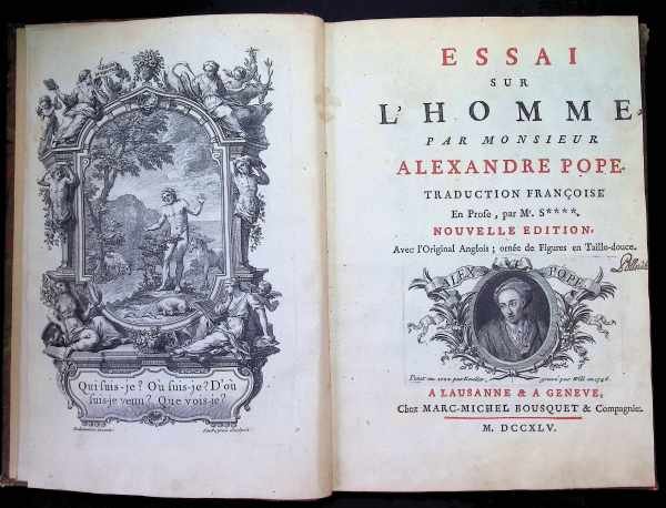 Alexandre Pope - Essai sur l'homme
