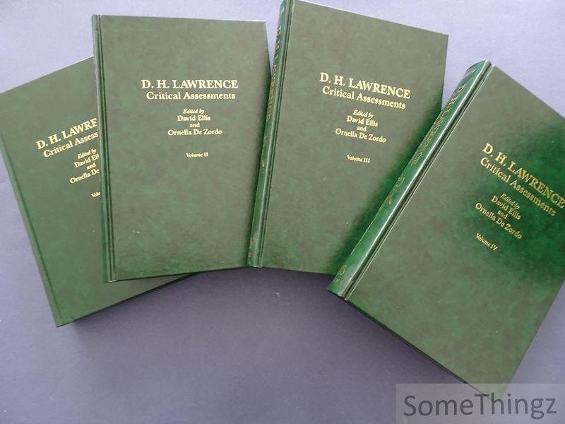 Ellis, David and De Zorda, Ornella (edits.) - D.H. Lawrence. - D.H. Lawrence: Critical Assessments. Volume I, II, III and IV.