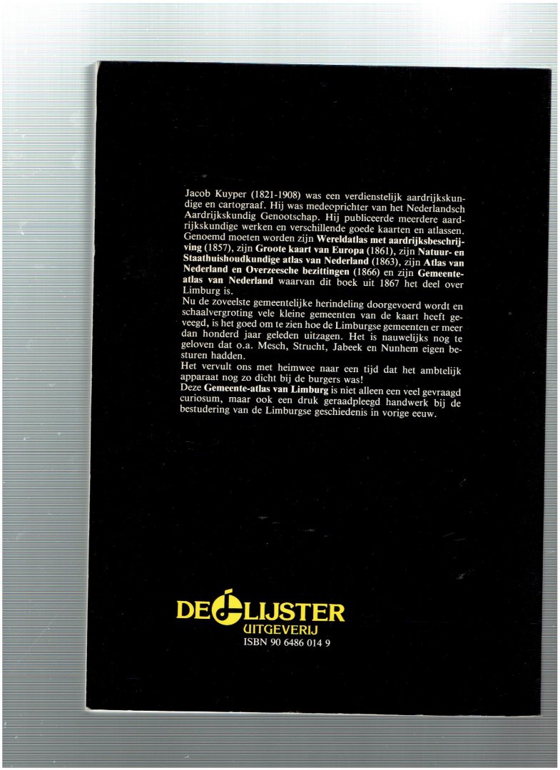 Kuyper - Gemeente-atlas van limburg / druk 1