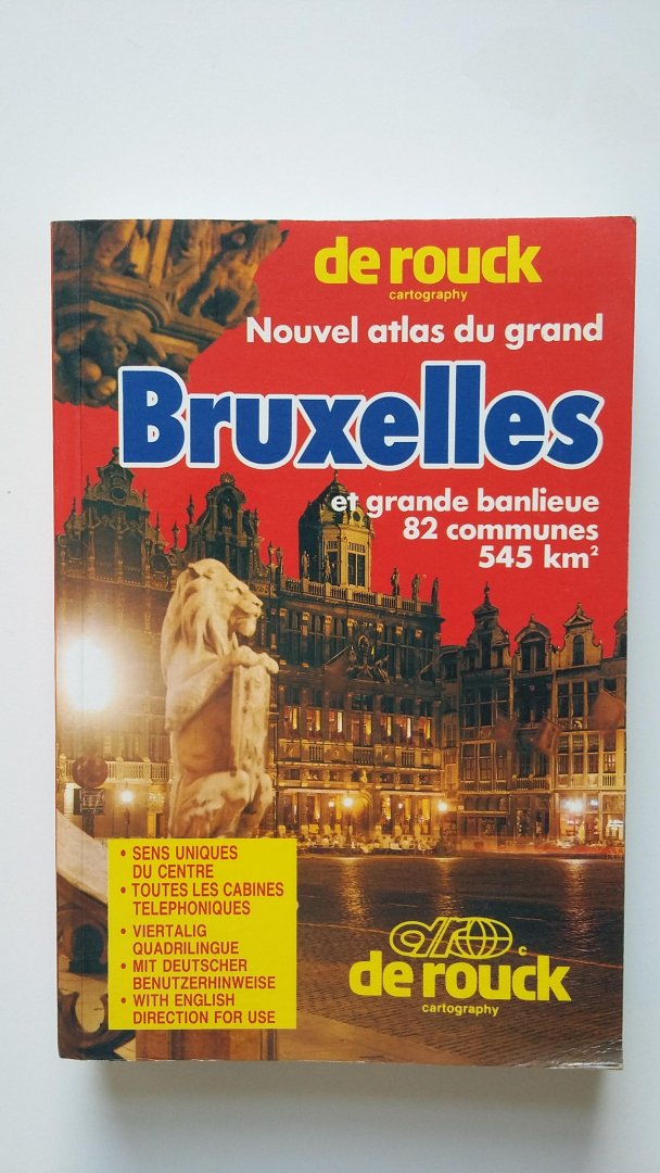 onbekend - Nouvel atlas du grand Bruxelles et grande banlieue