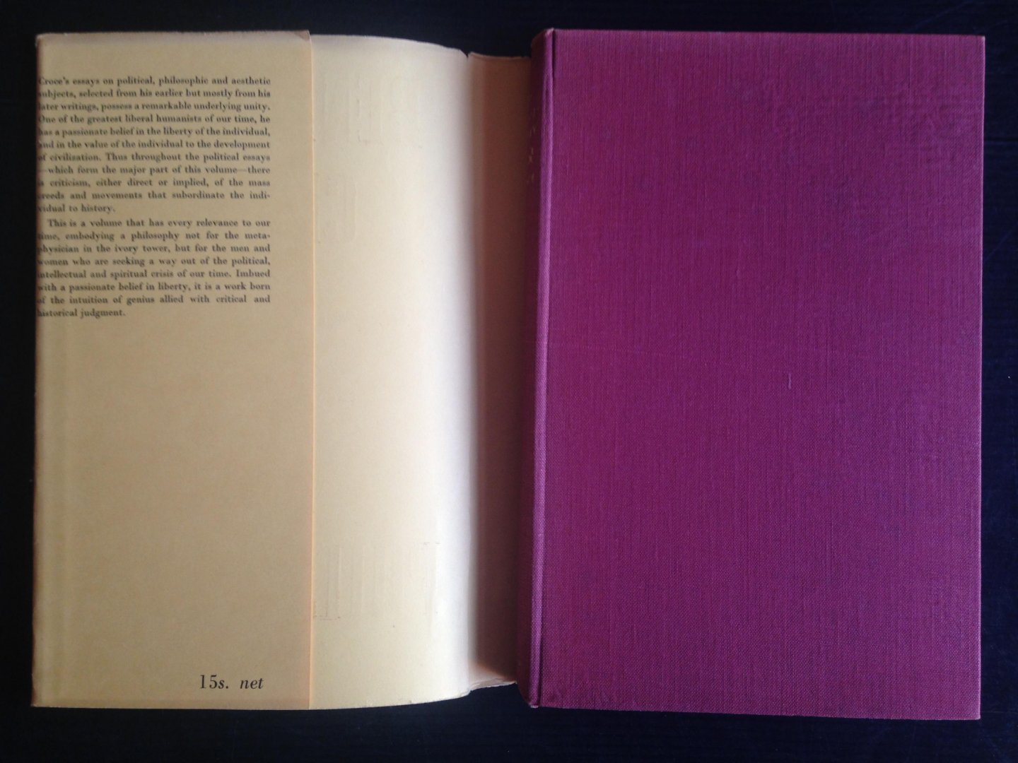 Croce, Benedetto - My Philosophy, Essays on the Moral and Political Problems of Our Time