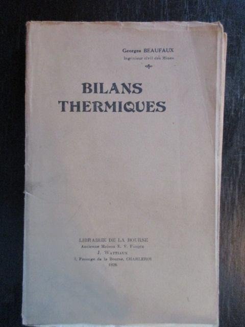 georges beaufaux - Bilans Thermiques