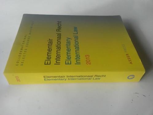 Elementair internationaal recht 2013 - Asser Press. 683 pag. Paperback.