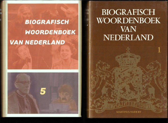 CHARITE,J. (eindredactie) - BIOGRAFISCH WOORDENBOEK VAN NEDERLAND deel 1-5 ()mist deel 6)